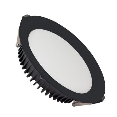 Downlight LED 24W Circolare SAMSUNG Aero 130 lm/W 4000K LIFUD Foro Ø 200 mm Nero