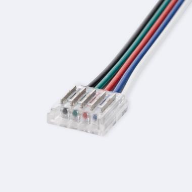 Product van Hippo Connector met kabel voor LED Strip RGBW 12/24V DC SMD IP20 Breedte 12mm