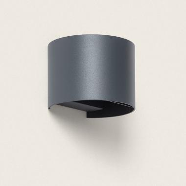 10W Iridix Outdoor Aluminium CCT Double Sided Round LED Wall Lamp
