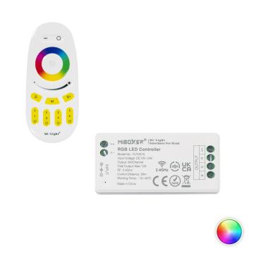 Product Controller Regolatore RGB 12/24V DC + Telecomando RF 4 Zone MiBoxer