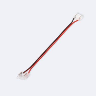 Doppelter Clip-Verbinder mit Kabel für LED-Streifen 12/24V DC COB IP20 Breite 8mm