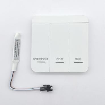 Product Přijímač pro  LED pásky Digital 12/24V DC + RF Dálkové ovládání se 3 tlačítky