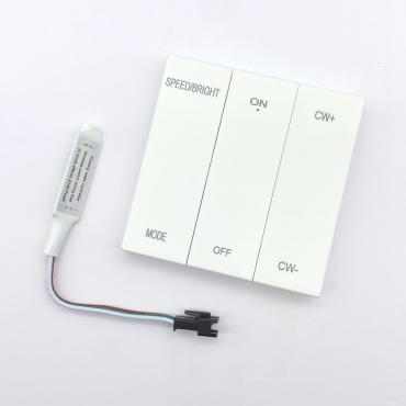 Product Controller Dimmer für digitale LED-Streifen 12/24 V DC + RF-Fernbedienung 6 Tasten