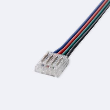 Produkt von Doppelter Clip-Verbinder mit Kabel für LED-Streifen RGB 12/24V DC SMD IP20 Breite 10mm