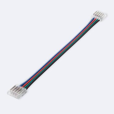 Product Connettore Hippo Doppio con cavo per Strisce LED RGBW 12/24V DC SMD IP20 Larghezza 12mm 