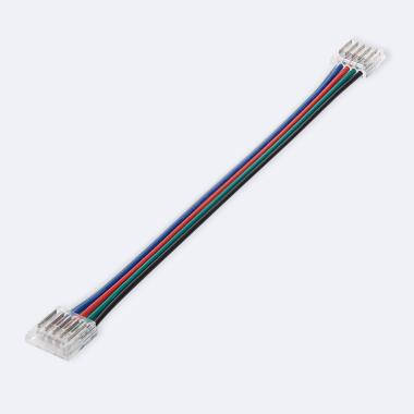 Product of Double Hippo Connector with Cable for 24V DC RGBW COB LED Strip 12mm Wide IP20