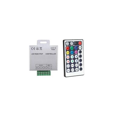 12/24V DC RGB LED Strip Controller + RF Remote Control