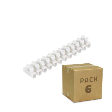 6er Pack Lüsterklemmen mit jeweils 12 Verbindungen