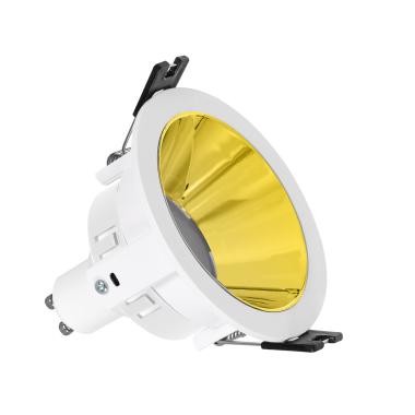 6W GU10 Galvanized PC Cone Downlight Cut Ø 75 mm