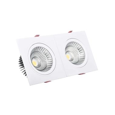 Spot Downlight LED 10W Rectangulaire Madison Coupe 165x75 mm