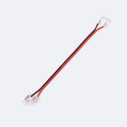 Product Double Connector with Cable for 12/24V DC SMD & COB LED Strip 8mm Wide IP20