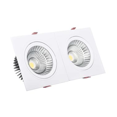 Downlight LED 30W Rechthoekig Doble  New MadisonZaag maat 260x120 mm