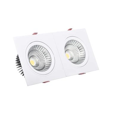 LED-Downlight 20W Eckig  Madison Ausschnitt 205x90 mm