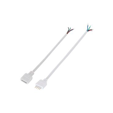 Product Mannelijke/vrouwelijke connectoren (1 paar) voor een RGB LED strip controller