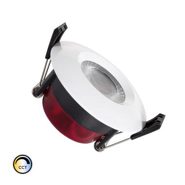 Downlight LED 8W Rond CCT Dimmable Bain IP65 Coupe Ø 70 mm