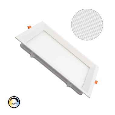 LED-Deckeneinbauleuchte 20W CCT Eckig Mikroprismatisch LIFUD Ausschnitt 200x200mm