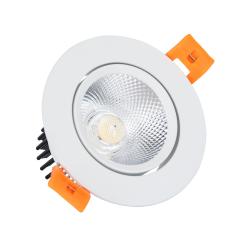 Product 7W Round Dimmable COB CRI90 LED Spotlight Ø 70 mm Cut-Out
