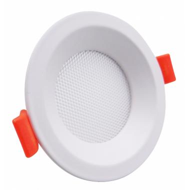 Downlight Rond Slim LED 7W CCT Selecteerbaar Slim Microprismatisch (UGR17) LIFUD  Zaagmaat Ø 75 mm