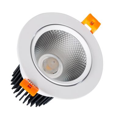 Faretto Downlight LED 15W Circolare COB CRI90 Foro Ø 90 mm