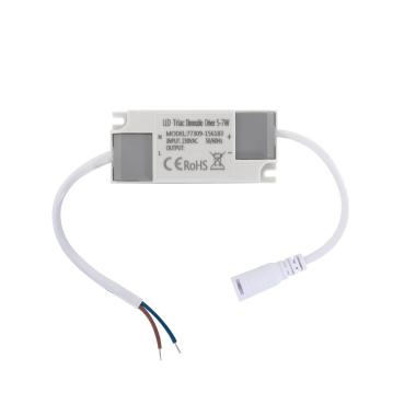 Driver Dimmable TRIAC 220-240V No Flicker Sortie 12-24V DC 5-7W