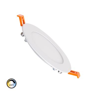 Downlight LED 6W Okrągły SwitchCCT Regulacja SuperSlim Wycięcie Ø 110 mm