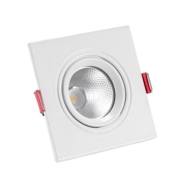 Vierkante LED Downlight New Madison 5W (UGR19) Zaag maat Ø 75 mm