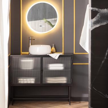 Prodotto da Specchio da Bagno con Luce LED e Antiappannamento Ø60 cm Palolem 