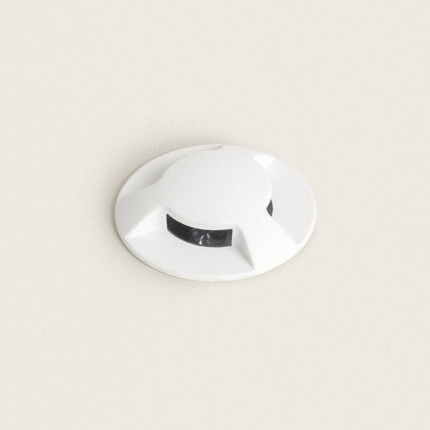 Product of 3W Letso 3L Outdoor Recessed Ground Spotlight in White