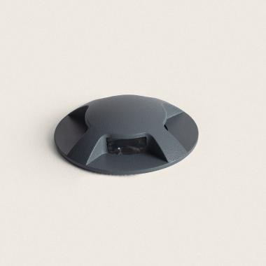 3W Letso 4L Outdoor Recessed Ground Spotlight in Grey