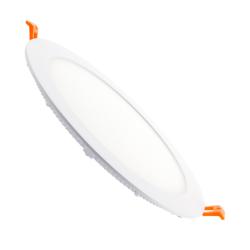 Product Dalle LED 20W Ronde Extra-Plate Coupe Ø 205 mm