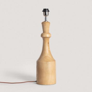 Pied de Lampe à Poser en bois Marala ILUZZIA