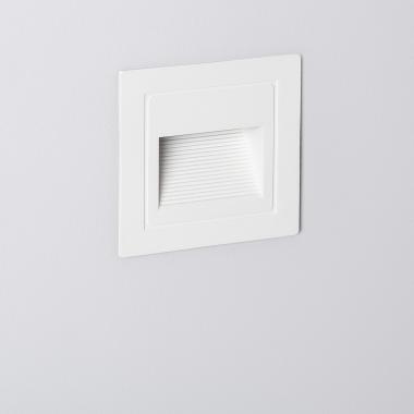 Wabi 3W White Square Aluminium Outdoor Step Light