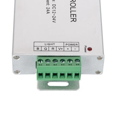 Produkt od Přijímač pro LED pásky RGB 12/24V DC s RF Dálkovým Ovladačem 24A High Power
