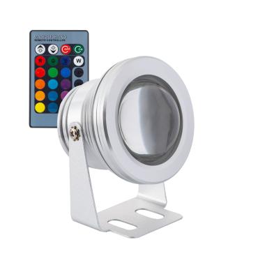 Reflektor LED Natynkowy RGB 12V 7W IP67