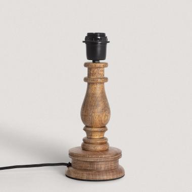 Lampenfuß für Tischlampe Holz Chess ILUZZIA