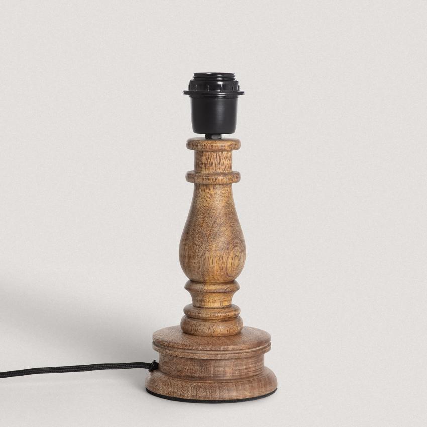 Product van Tafellampvoet van Hout Chess ILUZZIA