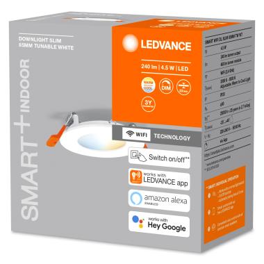 Product van Downlight LED  4.5W Smart+ WiFi Ø85 mm Slim ORBIS LEDVANCE 4058075573239