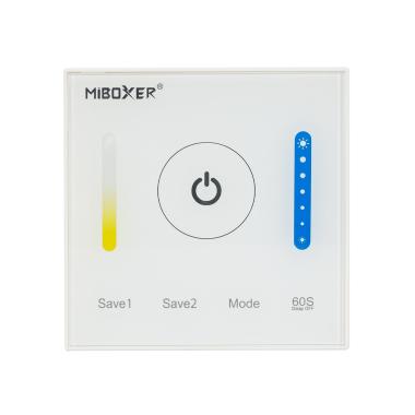 Product van Controller Touch wandbediening  LED CCT 12/24V DC RF MiBoxer P2