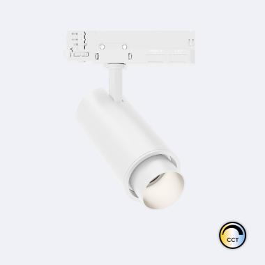 LED-Strahler für 3-Phasenstromschiene 30W Fasano Cilindro CCT No Flicker Dimmbar Weiss