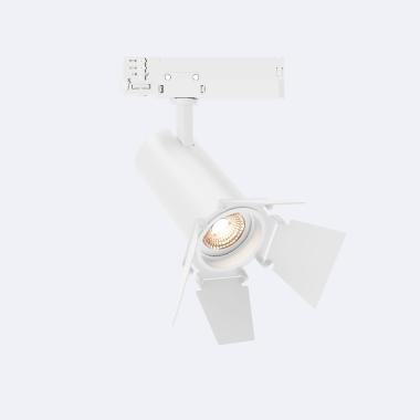 Spot LED Fasano Cinéma 30W pour Rail Triphasé Dimmable Blanc