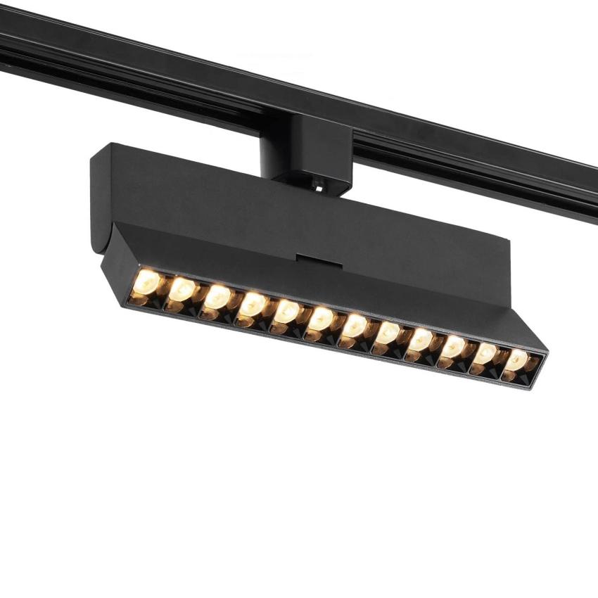 Product van Rail Spot Linear LED Enkelfasig 12W Dimbaar CCT Selecteerbaar No Flicker Elegant Optic Zwart