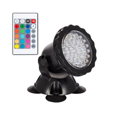 Product Aquarium LED Spotlight 3.5W Submersible IP67 with Remote