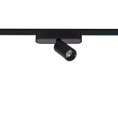 Spot LED 5W CRI90 (UGR16) Noir pour Rail Magnétique Monophasé Super Slim 25mm 48V