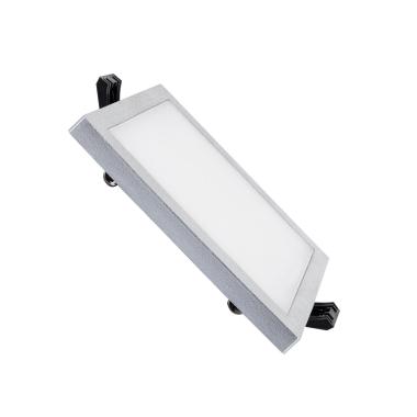 Čtvercový Vestavný LED Panel 8W High Lumen Výřez Ø 75 mm LIFUD Stříbrný