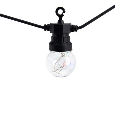 Ghirlanda LED per Esterni RGB da 10 Lampadine Mariola 7.5m