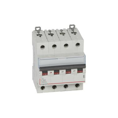 Product LEGRAND 4079333 Curve C 6/10kA 50 A DX3 Tertiary 4P Thermal-magnetic Circuit Breaker