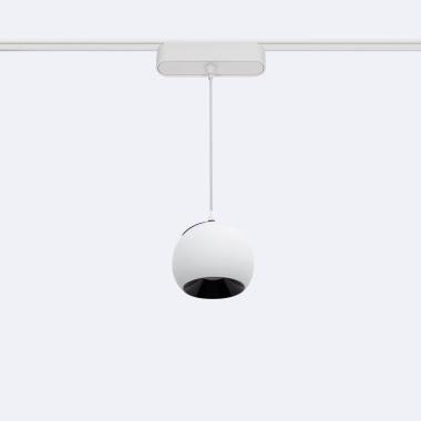 Magnetische LED Hang Track Spot Een Fase Concave Spot 25 mm SuperSlim 12W 48V Wit Ø100 mm