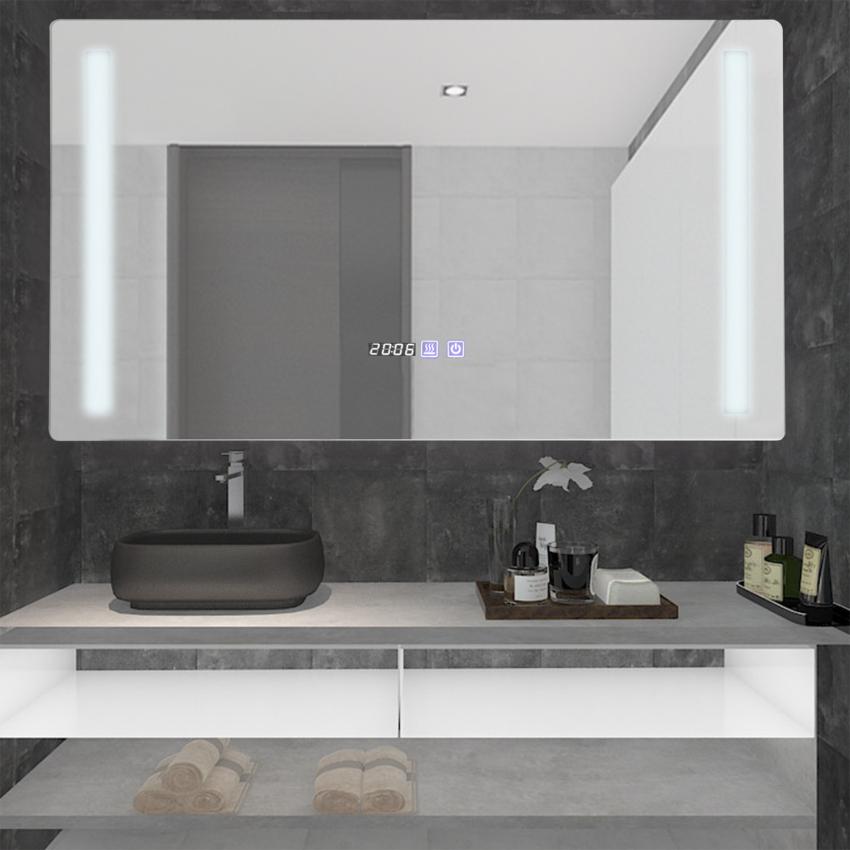 Produkt od Koupelnové Zrcadlo s LED Světlem a Ochranou proti Zamlžení 60x80 cm Big Similian
