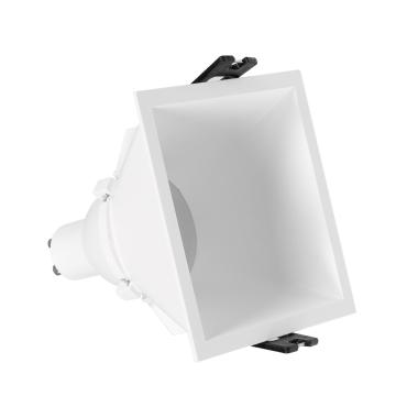 Square Downlight GU10 6W Cut 85x85 mm Low UGR PC