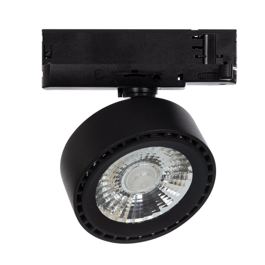 Product of 30W New Onuba CCT Selectable No Flicker CRI90 Three Phase LED Track Spotlight in Black UGR16